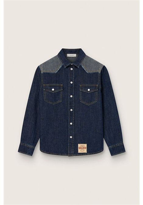 Camicia in jeans con logo GOLDEN GOOSE KIDS | GKP02806 P00271450799
